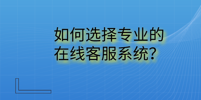 如何选择专业的在线客服系统？ | 得助·智能交互